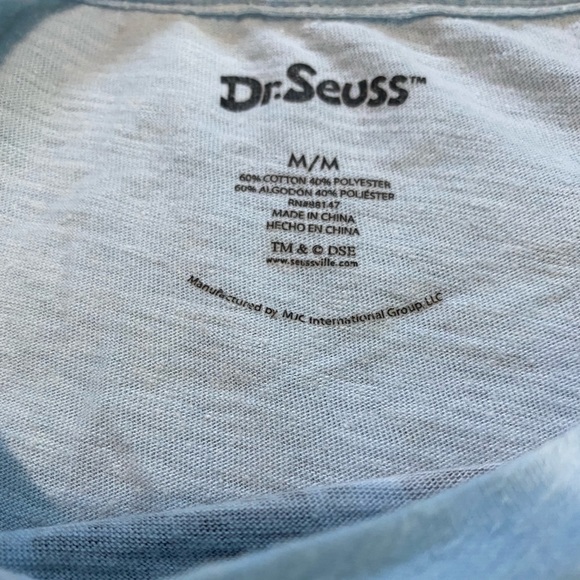 Dr. Seuss “Star” Lorax Light Blue T-shirt Size Medium - Picture 3 of 7